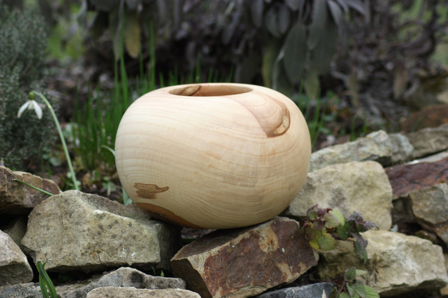 Vase/Hohlform aus Esche
