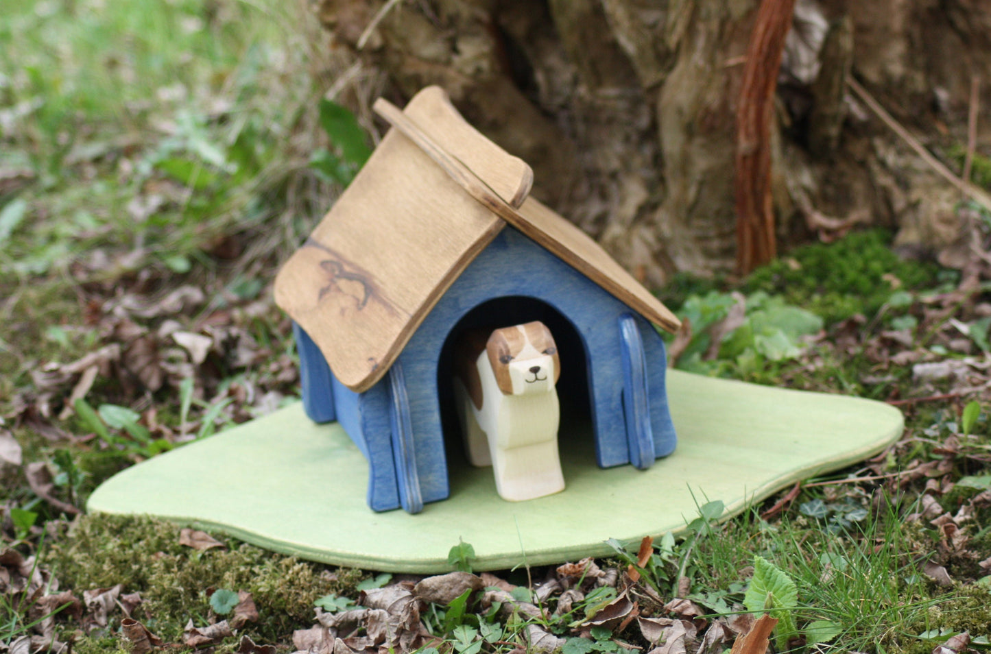 Hundehütte Blau/Umbra