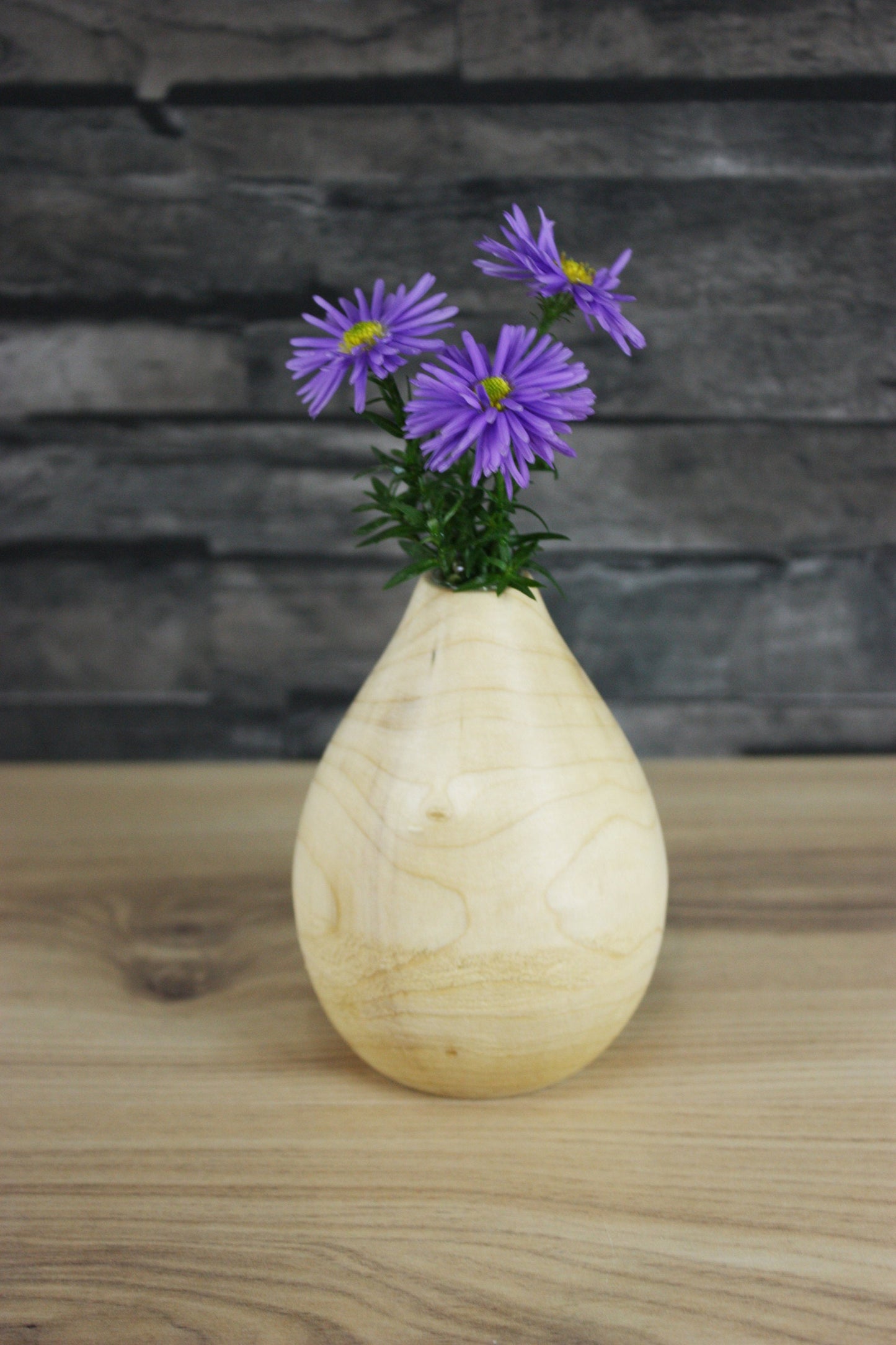 Wunderschöne Stielvase aus Ahorn!