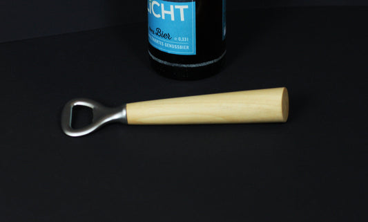 Design Flaschenöffner/Kapselheber mit Kastanienholz