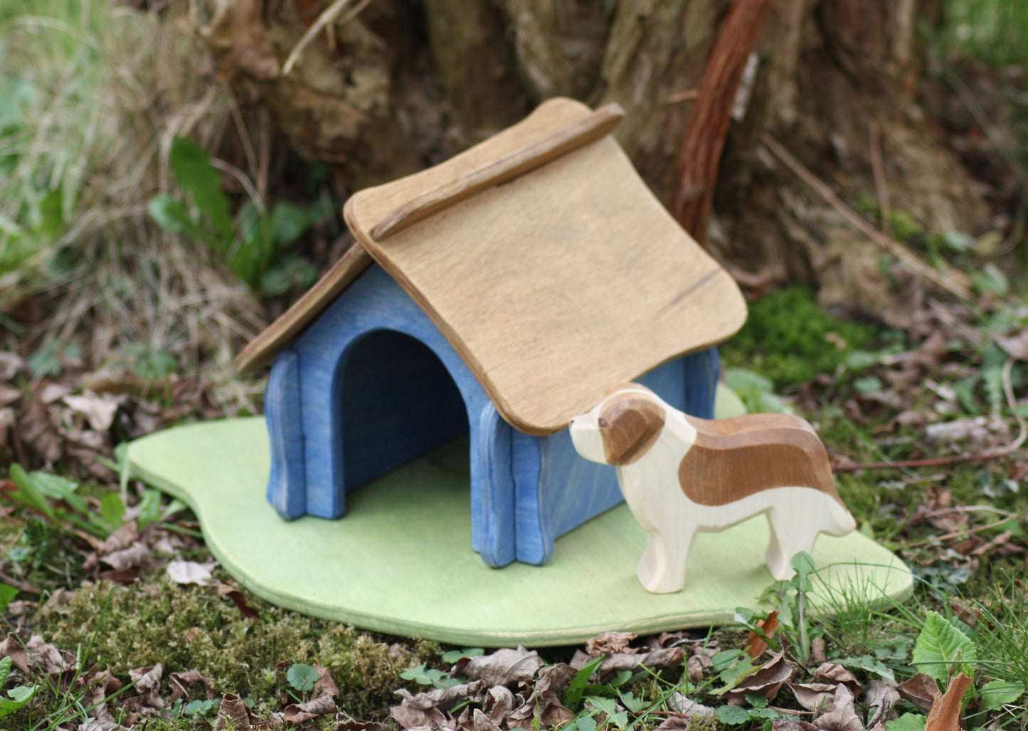 Hundehütte Blau/Umbra