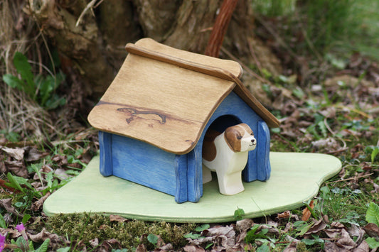 Hundehütte Blau/Umbra