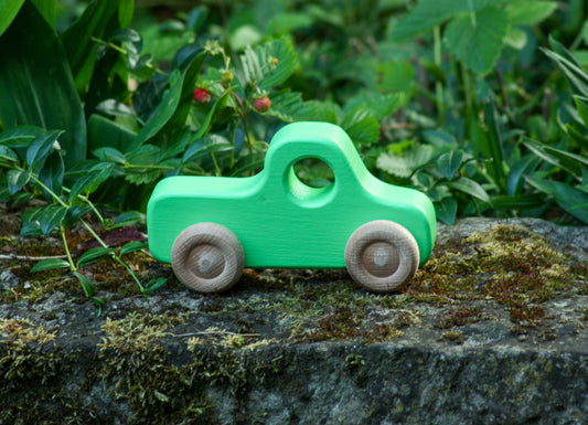 Holz-Lkw/Pickup Hellgrün