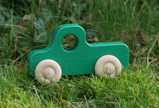 Holz-Lkw/Pickup Grün