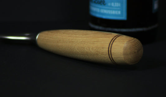Design Flaschenöffner/Kapselheber mit Eichenholz