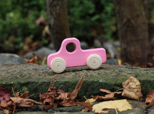 Holz-Lkw/Pickup Himbeere