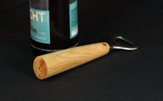 Design Flaschenöffner/Kapselheber mit Kiefernholz