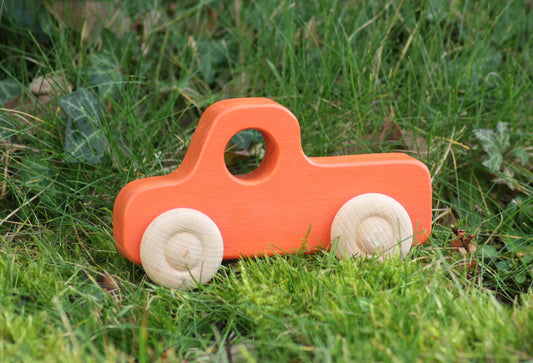 Holz-Lkw/Pickup Orange