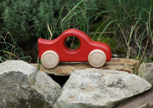 Holzauto Rot