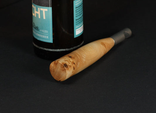 Design Flaschenöffner/Kapselheber mit Vogelaugenahorn
