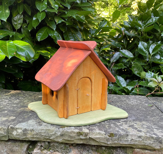 Bauernhaus Orange/Rubinrot