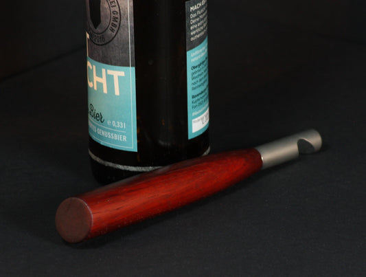 Design Flaschenöffner/Kapselheber mit Padouk