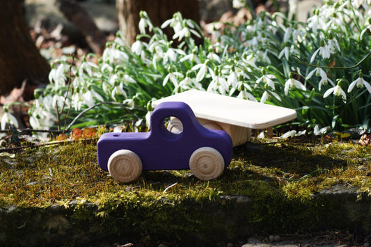 Holz-Lkw/Pickup Purple