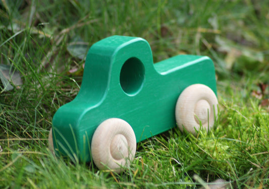 Holz-Lkw/Pickup Grün