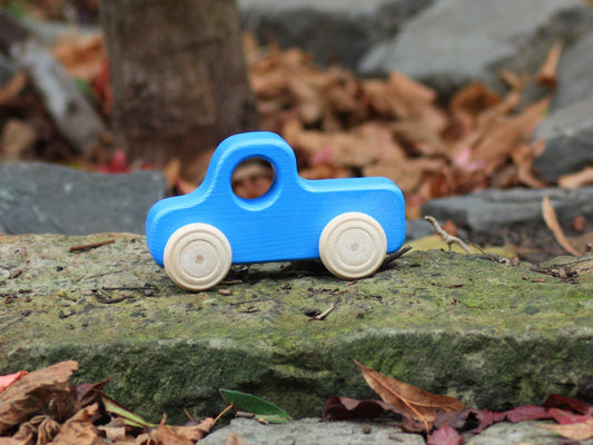 Holz-Lkw/Pickup Himmelblau