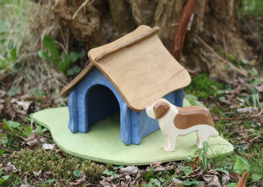 Hundehütte Blau/Umbra