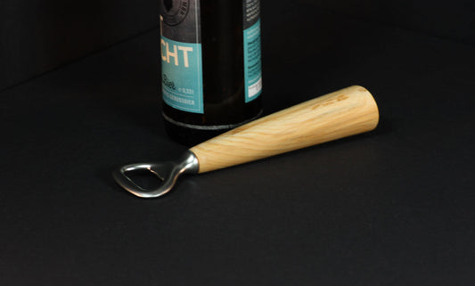 Design Flaschenöffner/Kapselheber mit Kiefernholz