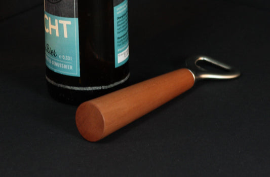 Design Flaschenöffner/Kapselheber mit Birnenholz