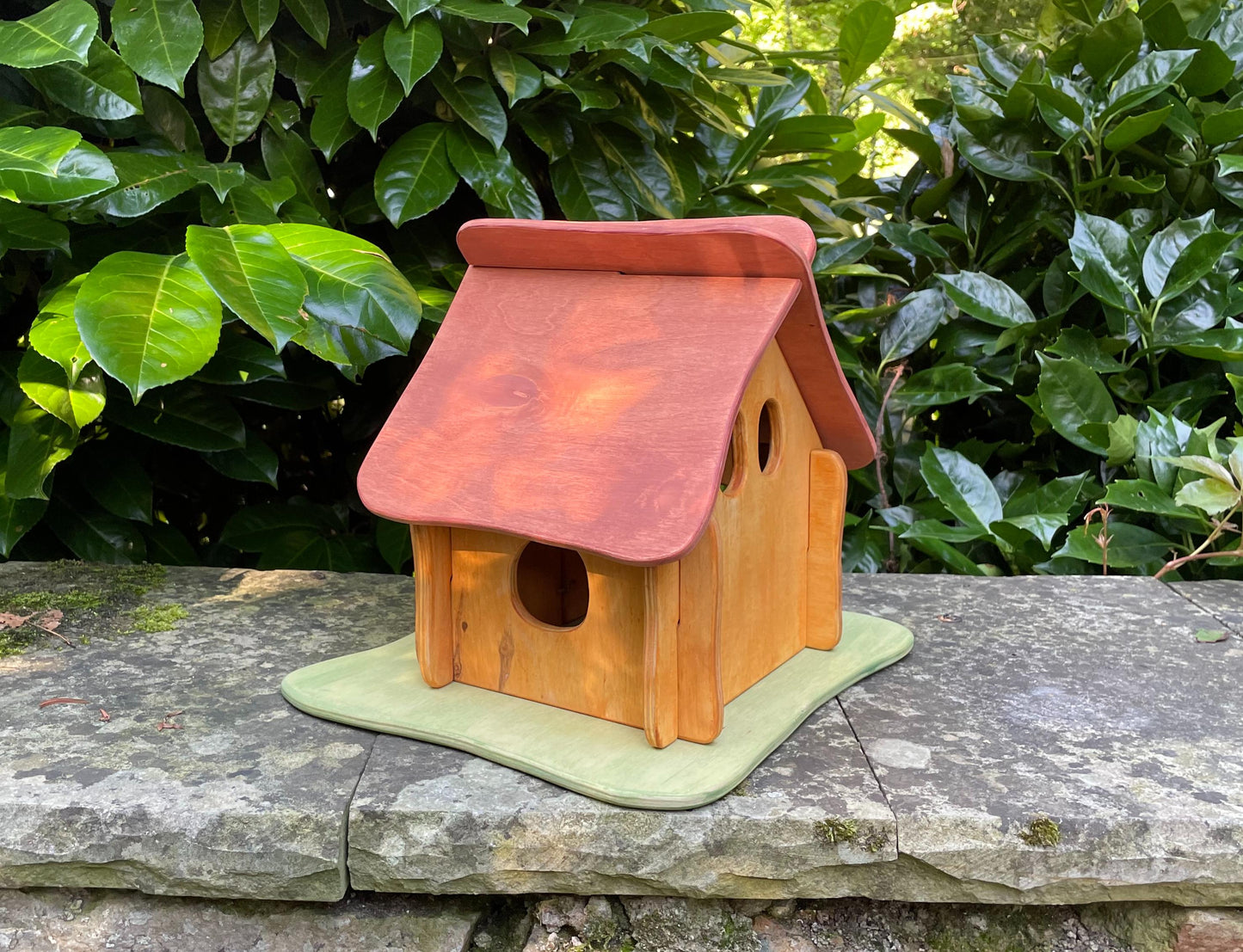 Bauernhaus Orange/Rubinrot