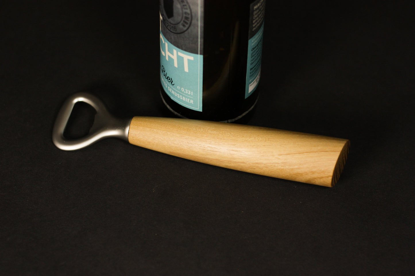 Design Flaschenöffner/Kapselheber mit Robinienholz