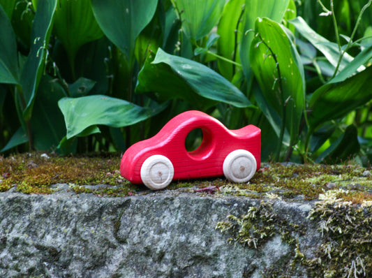 Holzauto Kaminrot