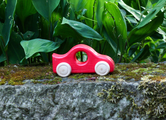 Holzauto Kaminrot