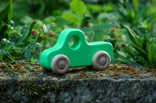 Holz-Lkw/Pickup Hellgrün