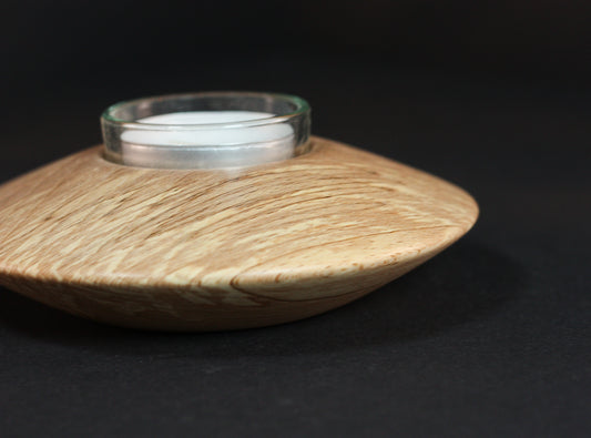 Teelichthalter aus Buchenholz