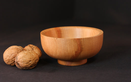 Kleines Buchenholzschälchen