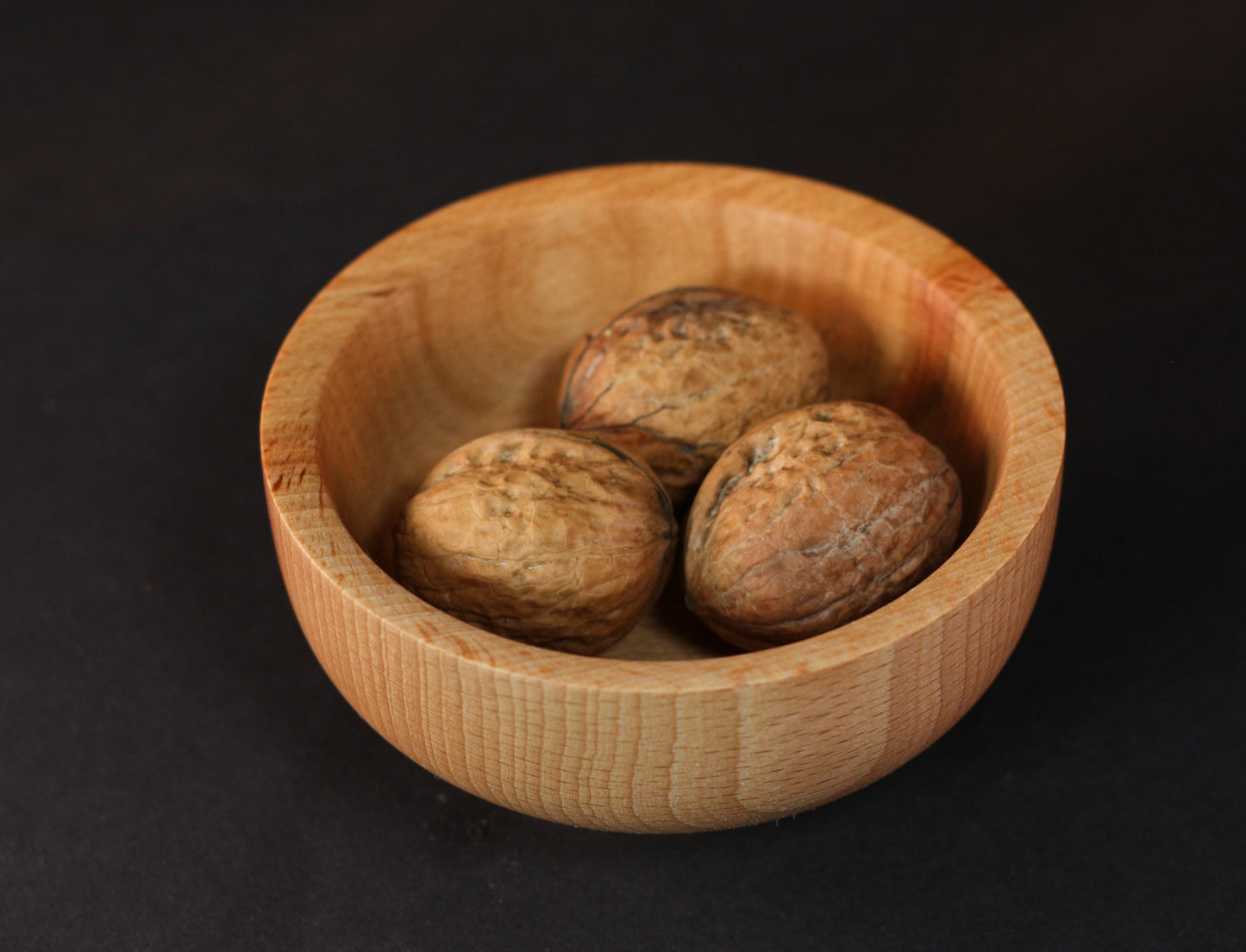 Kleines Buchenholzschälchen