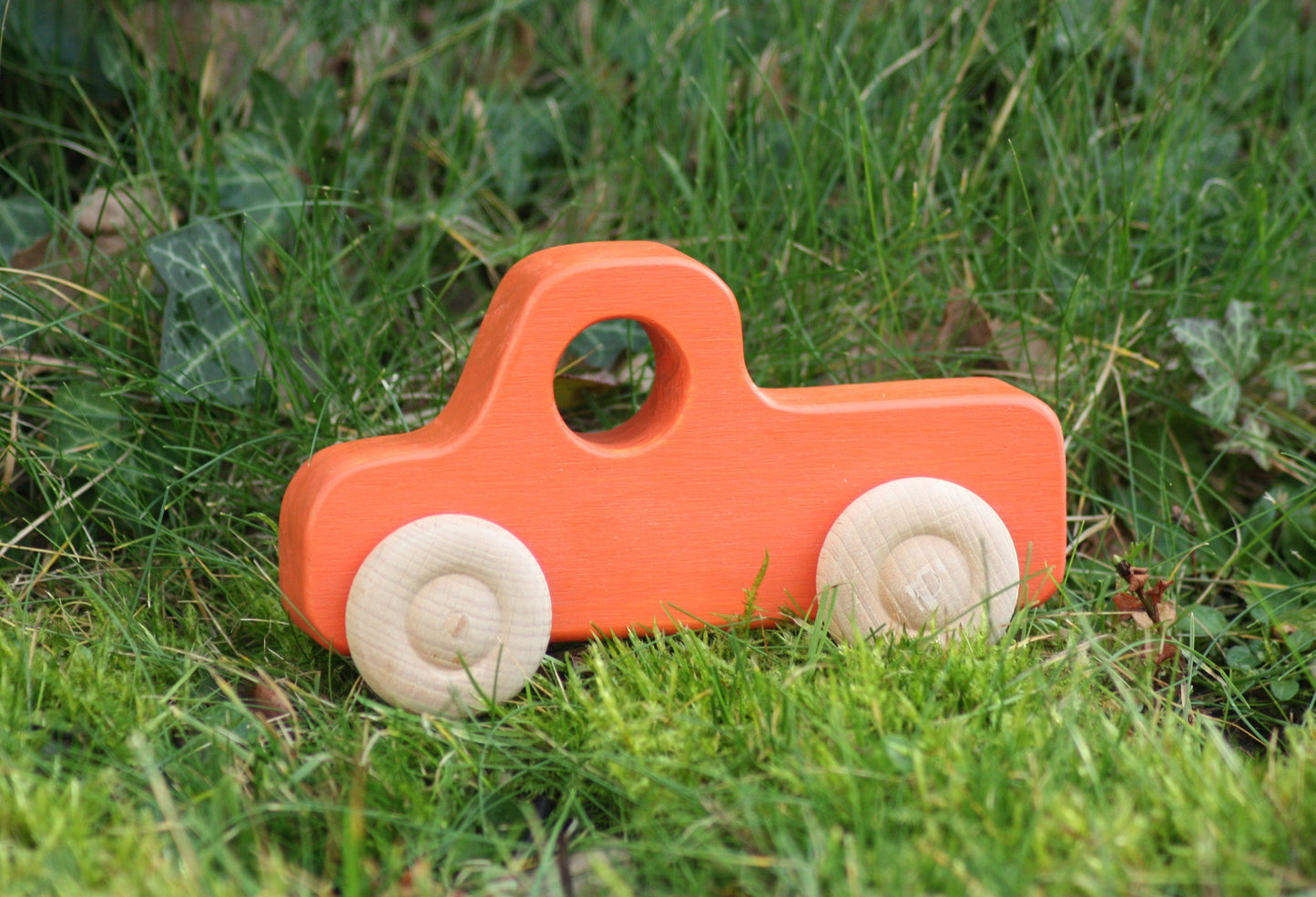 Holz-Lkw/Pickup Orange