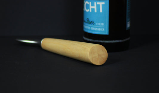 Design Flaschenöffner/Kapselheber mit Kastanienholz