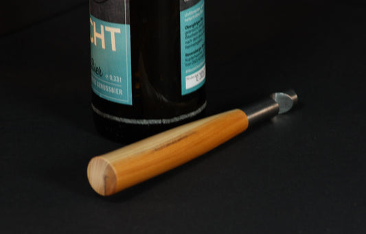 Design Flaschenöffner/Kapselheber mit Eibe