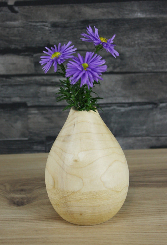 Wunderschöne Stielvase aus Ahorn!